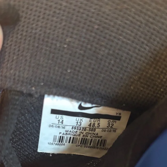 Nike Foamposite One XX Royal Blue Black High 895320-500 - Picture 2 of 7